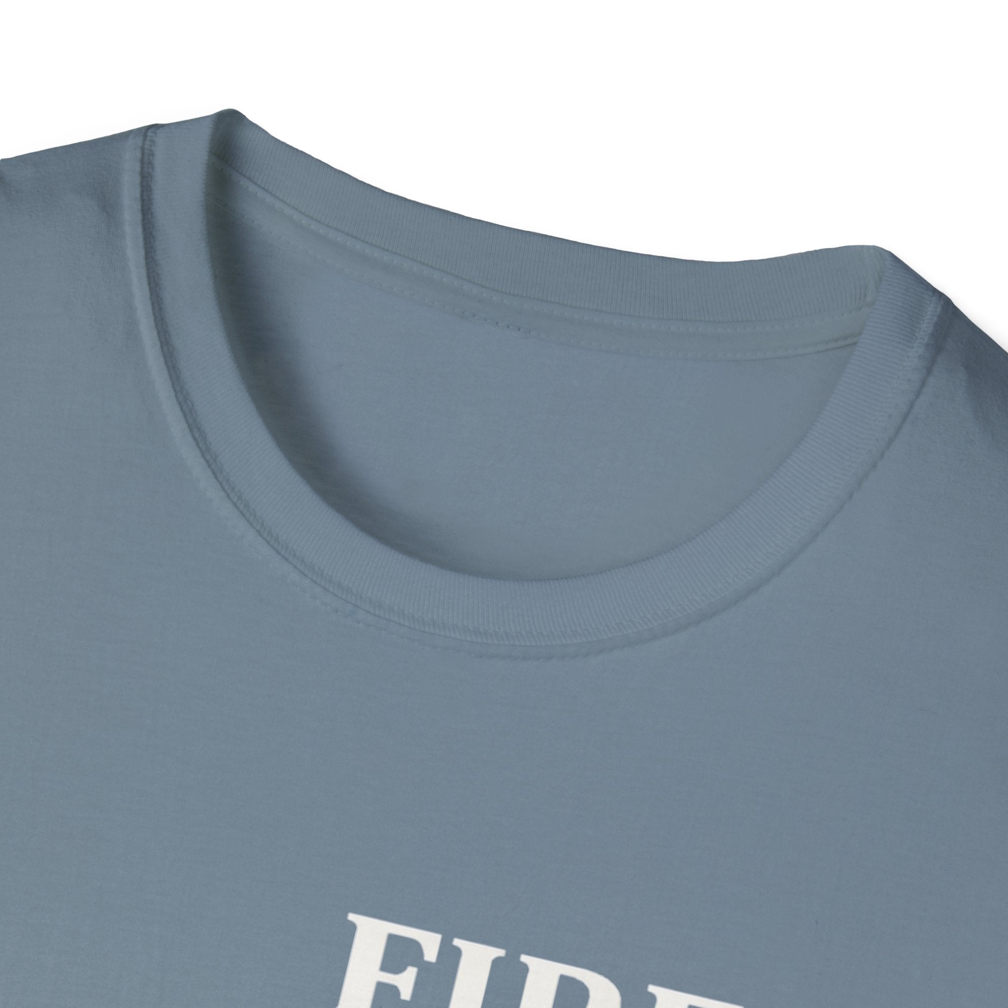Fire. Meat. Whiskey - Large Text T-Shirt