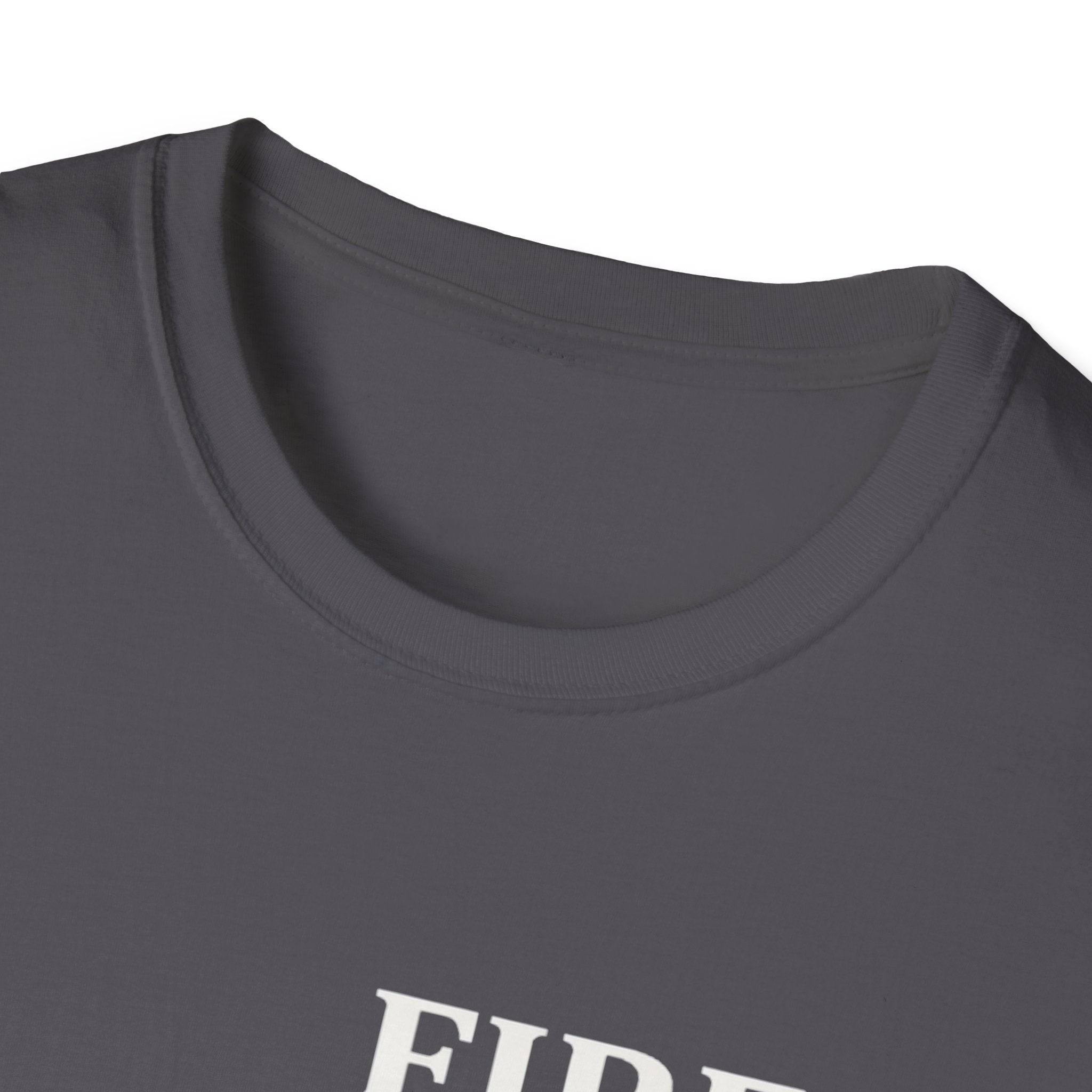 Fire. Meat. Whiskey - Large Text T-Shirt