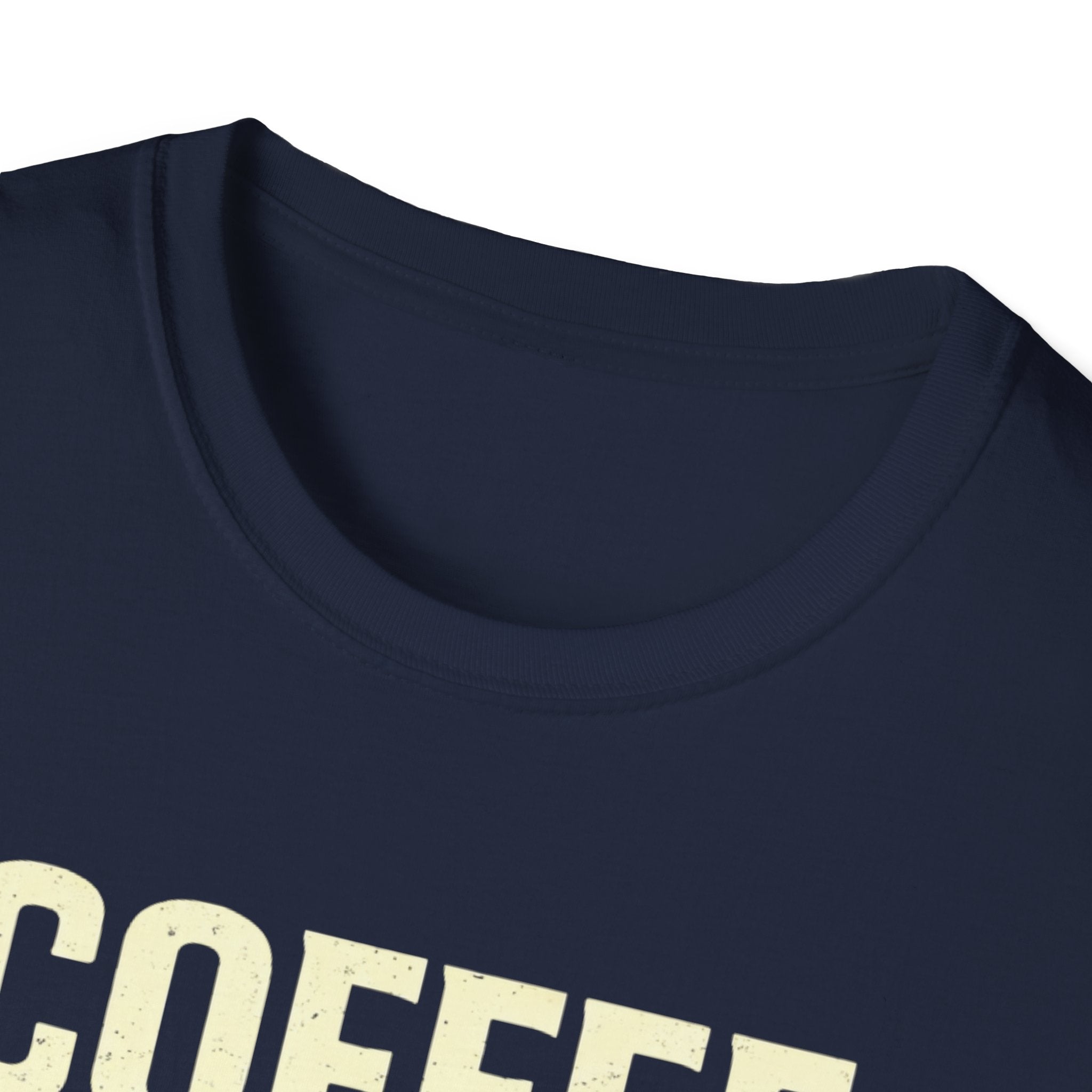 Coffee Fire Repeat - Bold Text T-Shirt