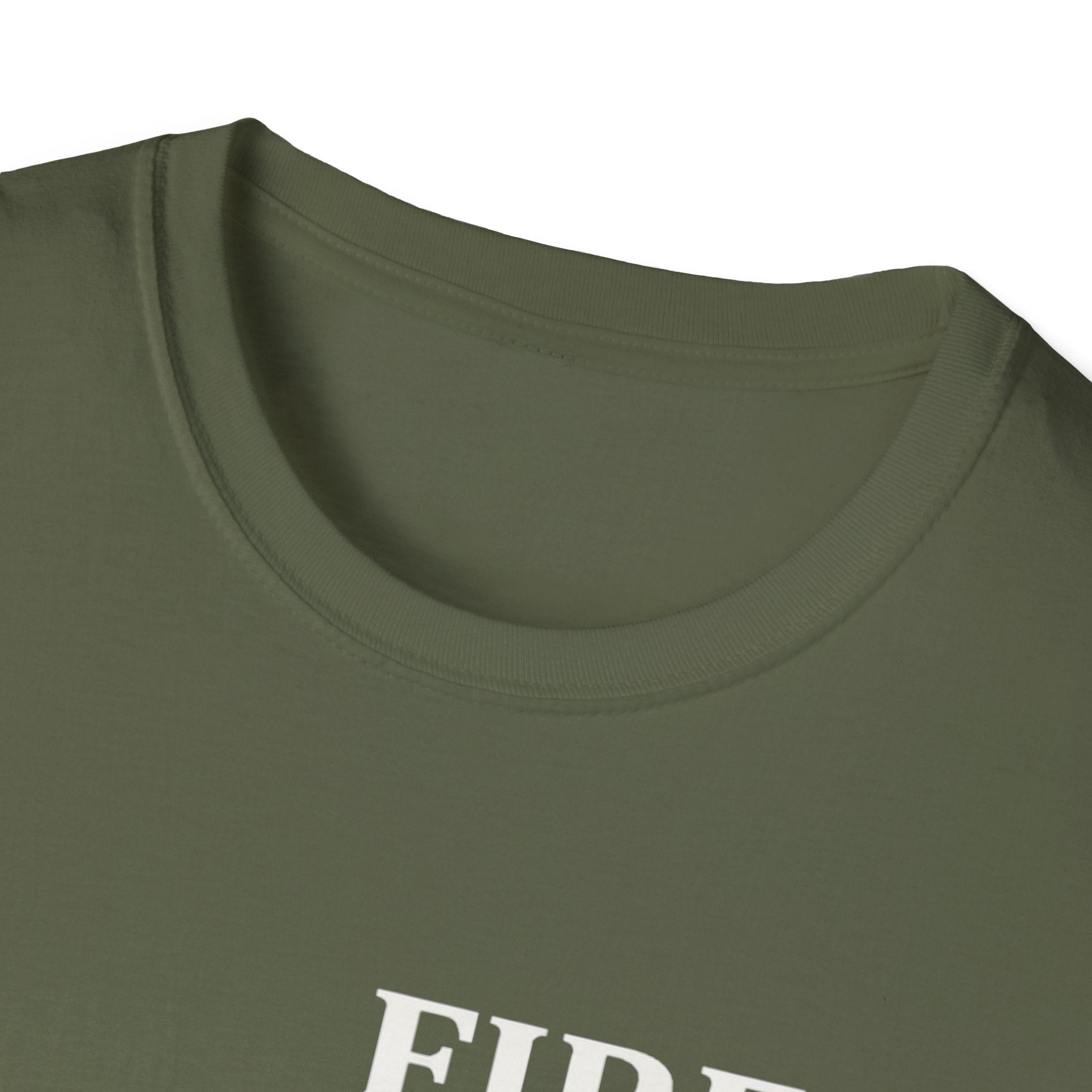 Fire. Meat. Whiskey - Large Text T-Shirt