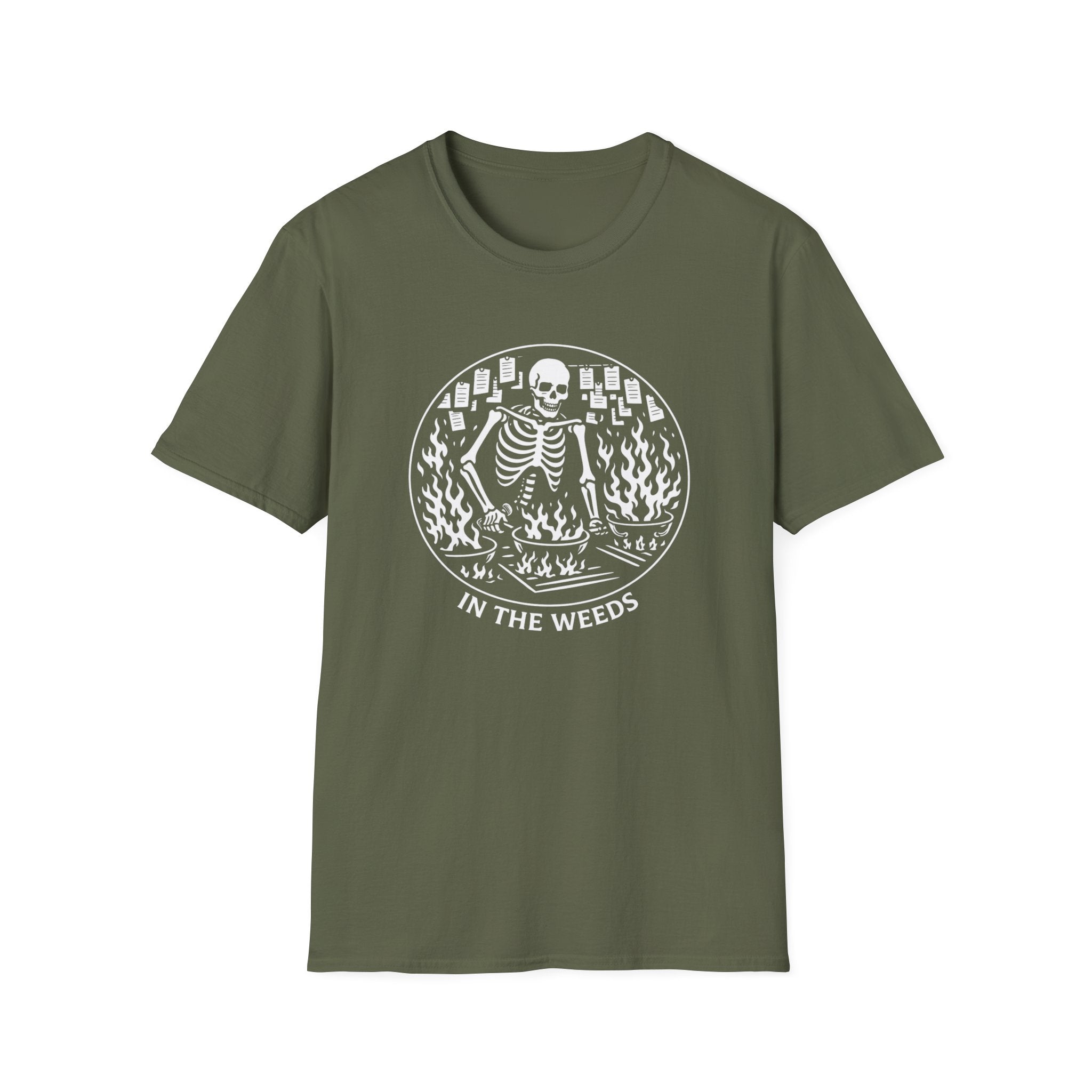In the Weeds - Skeleton T-Shirt
