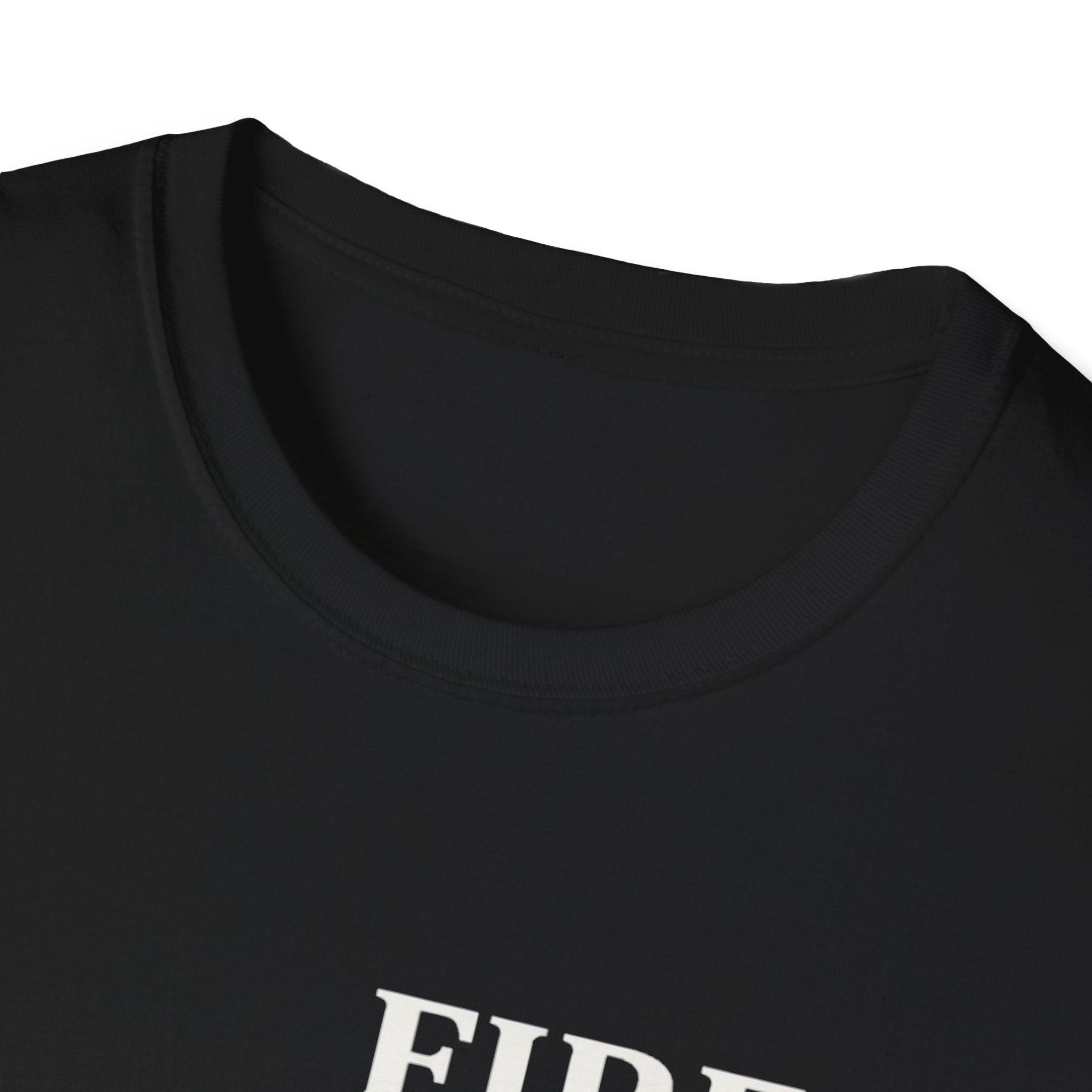 Fire. Meat. Whiskey - Large Text T-Shirt