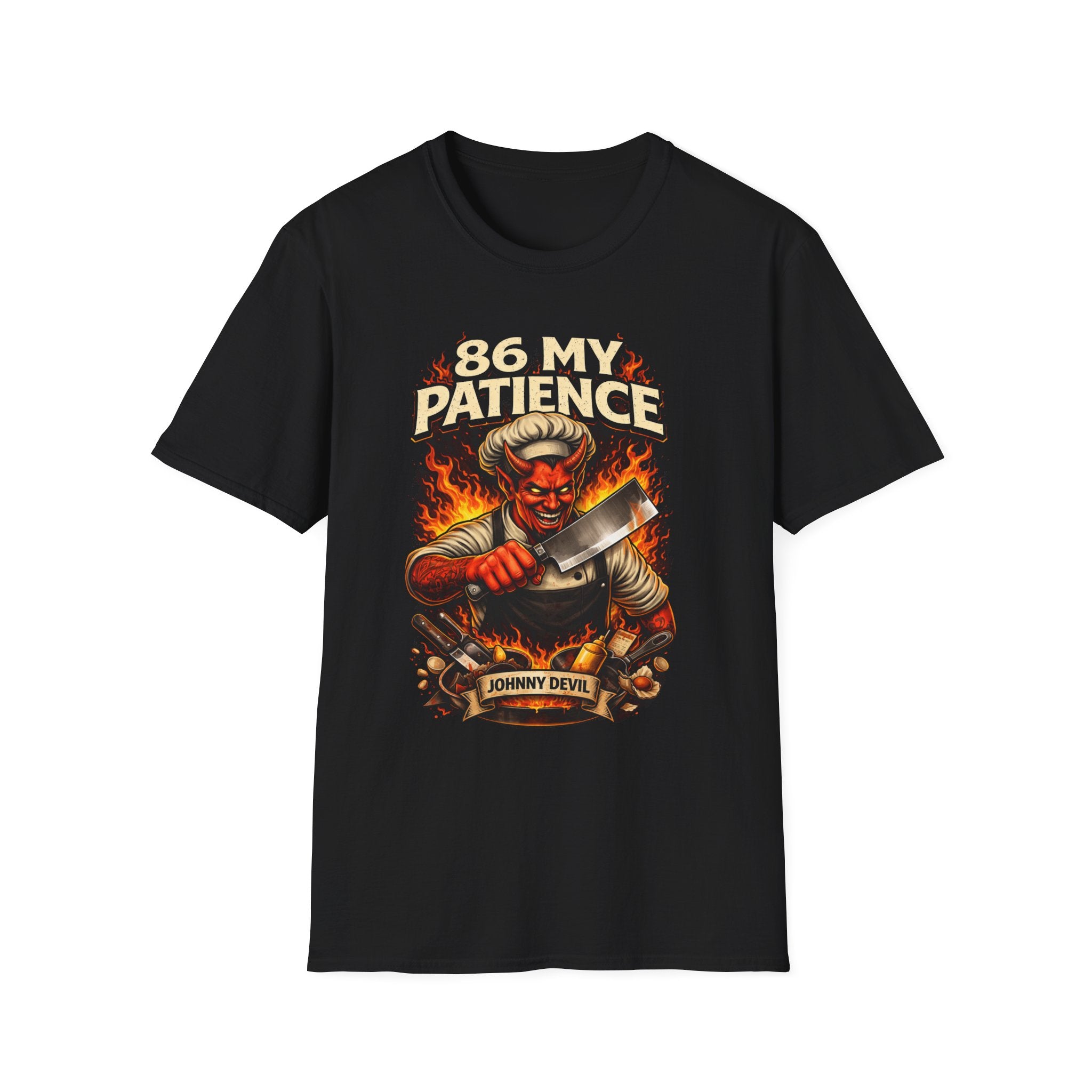 86 My Patience - Devil T-Shirt