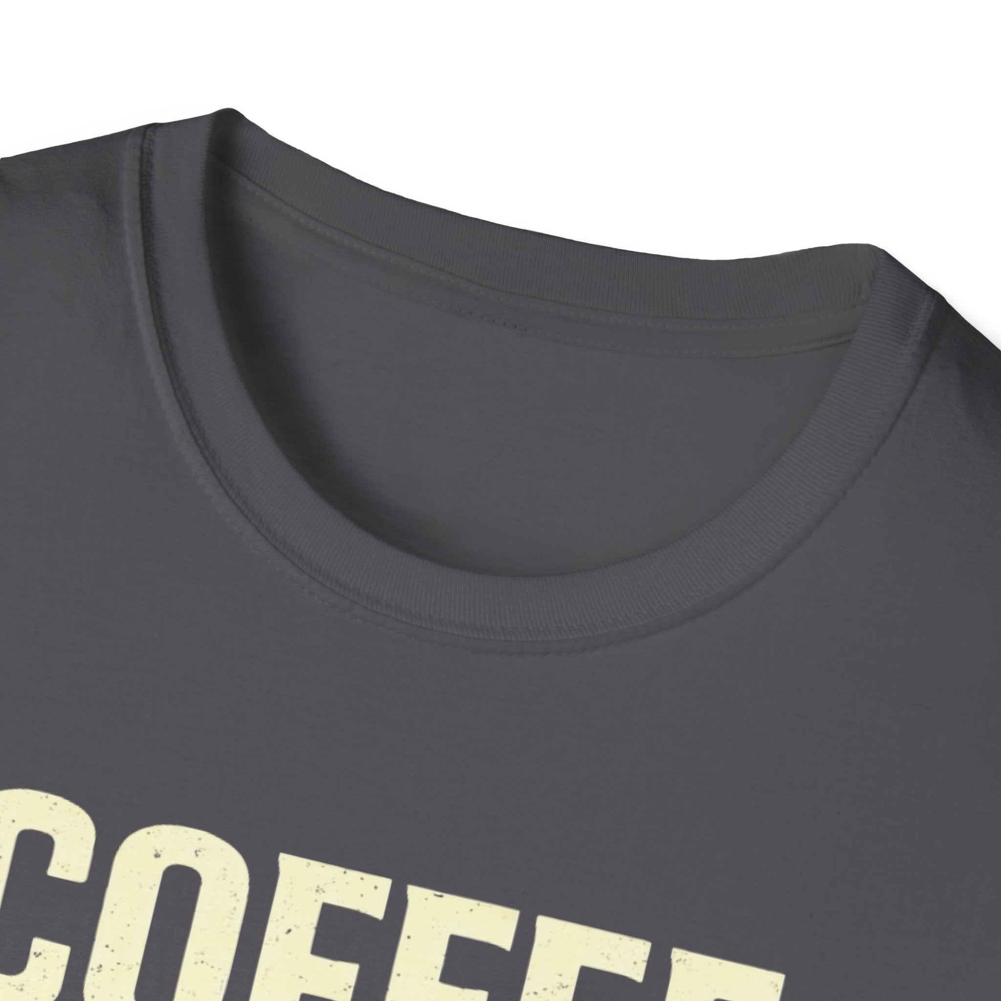 Coffee Fire Repeat - Bold Text T-Shirt