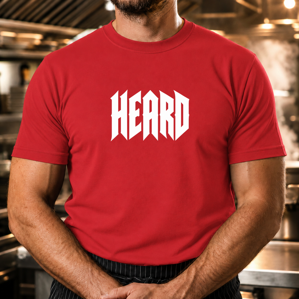Heard - Bold Text T-Shirt