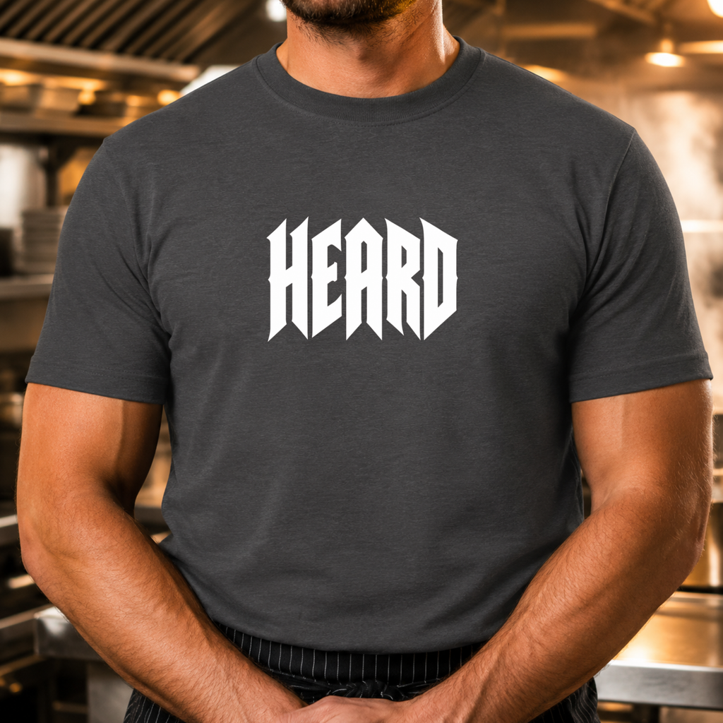 Heard - Bold Text T-Shirt