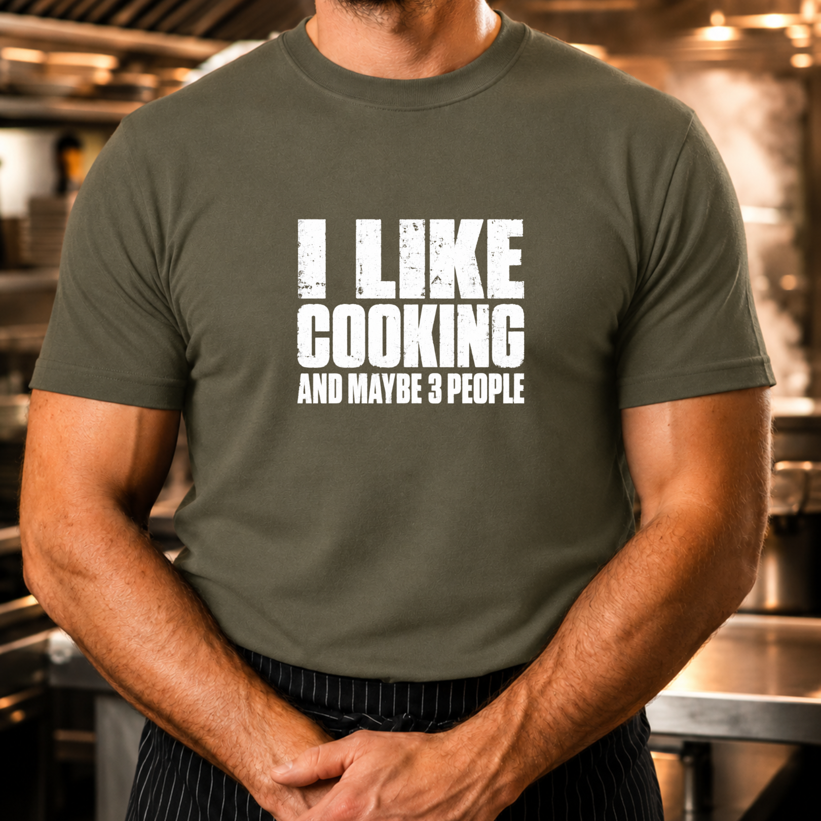 I Like Cooking - Bold Text T-Shirt
