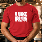 I Like Cooking - Bold Text T-Shirt