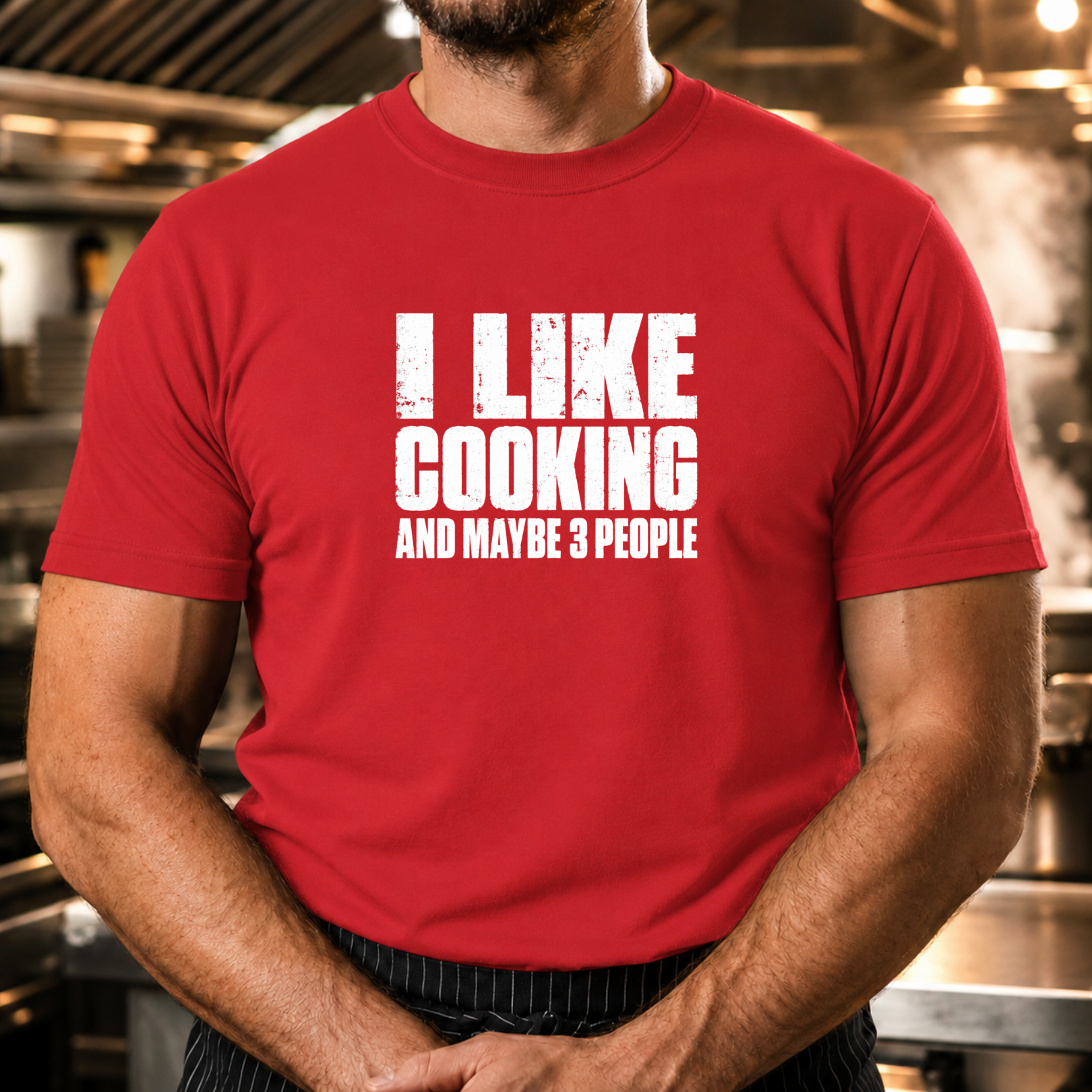 I Like Cooking - Bold Text T-Shirt