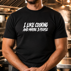 I Like Cooking.. Paintbrush Text T-Shirt