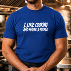 I Like Cooking.. Paintbrush Text T-Shirt