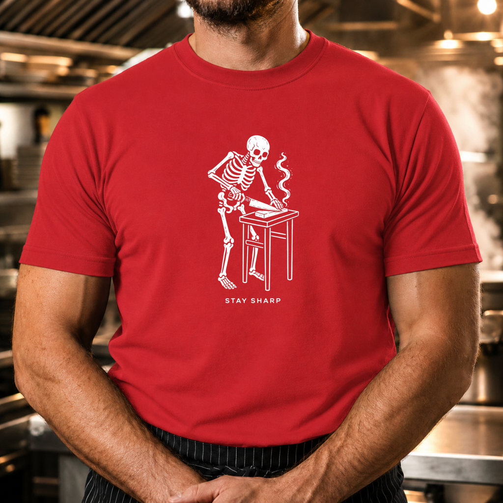 Stay Sharp - Skeleton & Stone T-Shirt