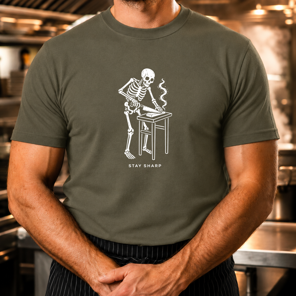 Stay Sharp - Skeleton & Stone T-Shirt