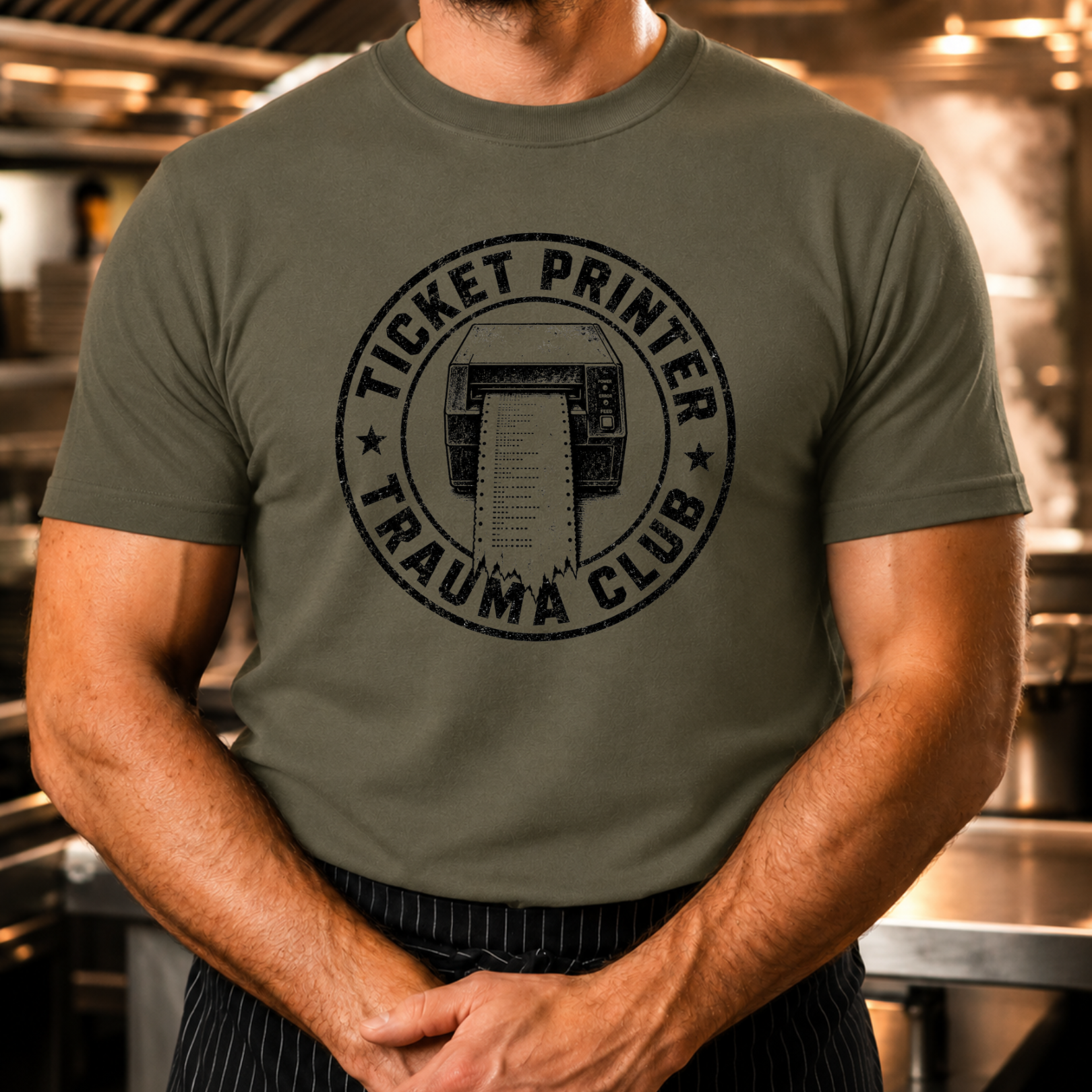 Ticket Printer Trauma Club T-Shirt