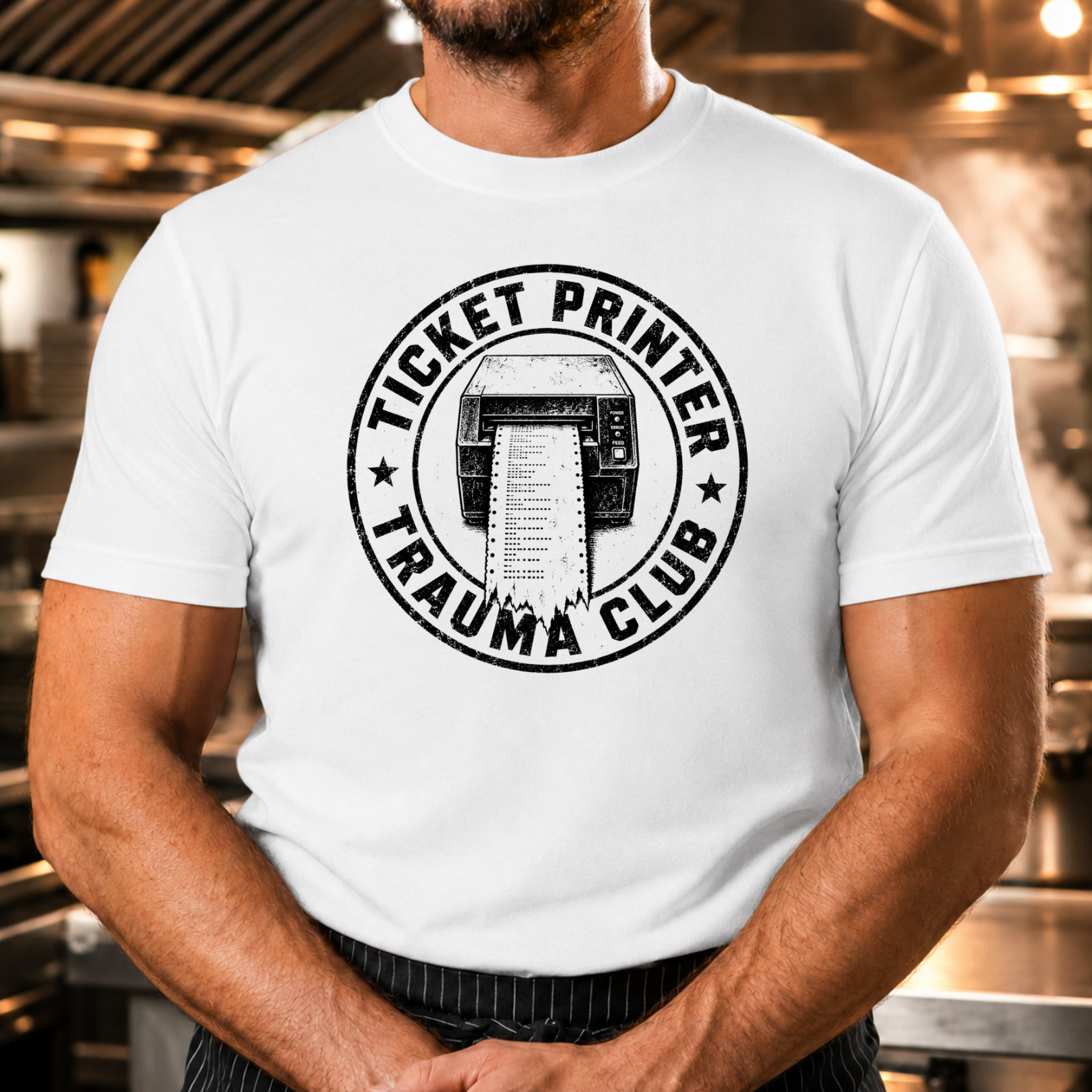 Ticket Printer Trauma Club T-Shirt