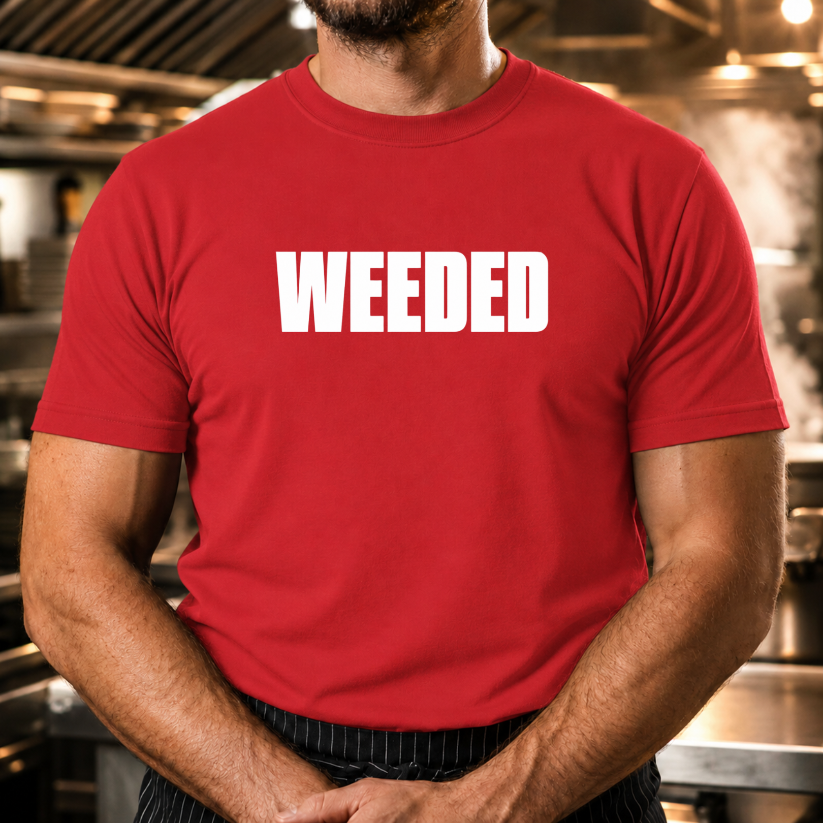 Weeded - Bold Text T-Shirt