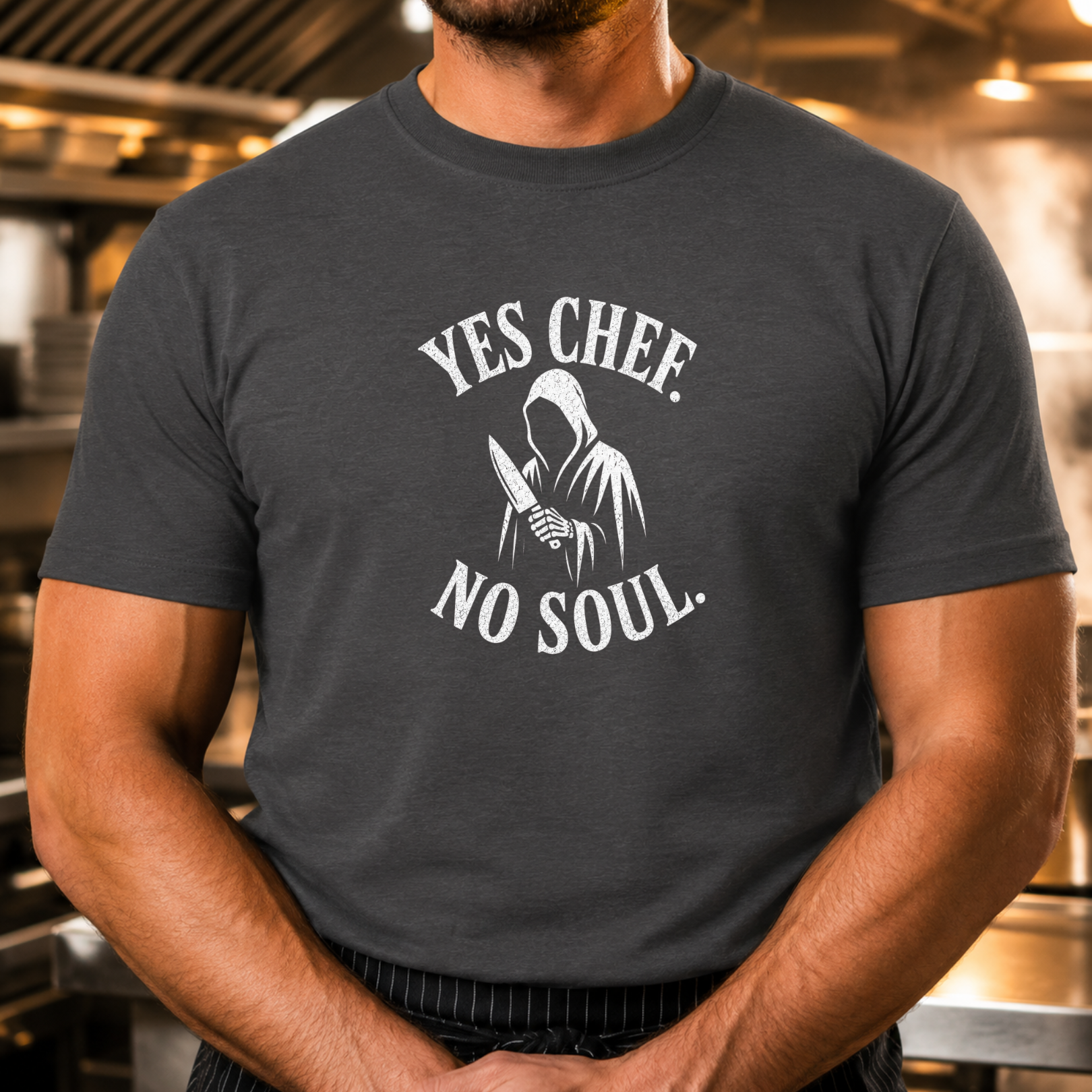 Yes Chef No Soul - Reaper T-Shirt