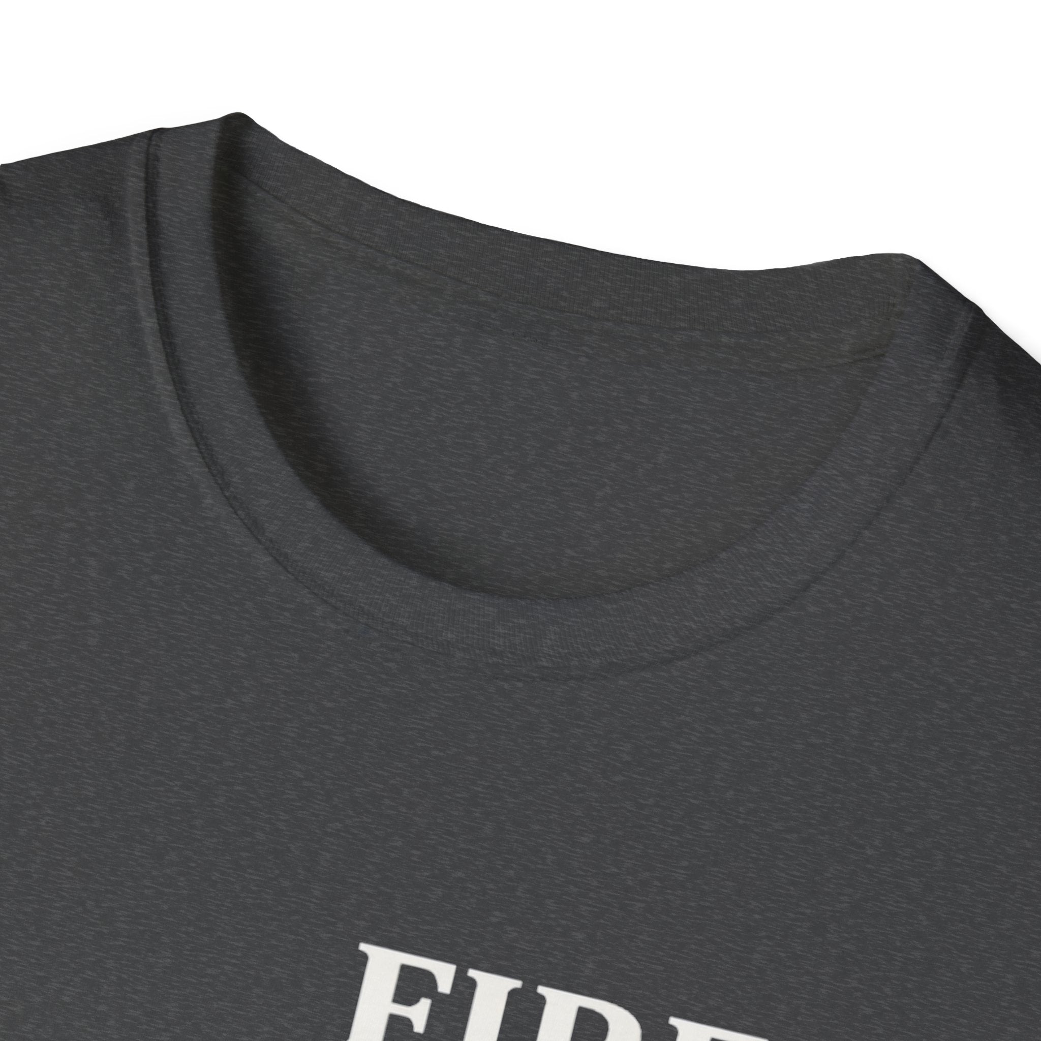 Fire. Meat. Whiskey - Large Text T-Shirt
