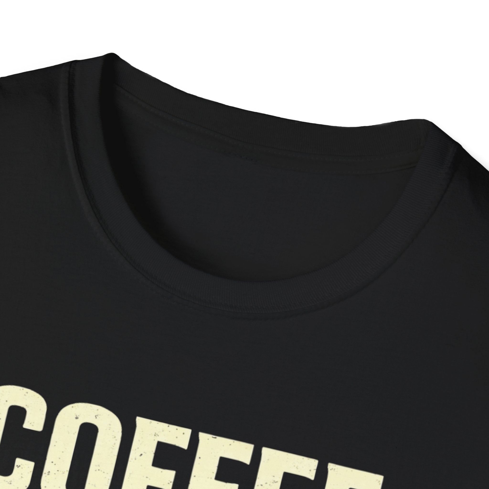 Coffee Fire Repeat - Bold Text T-Shirt