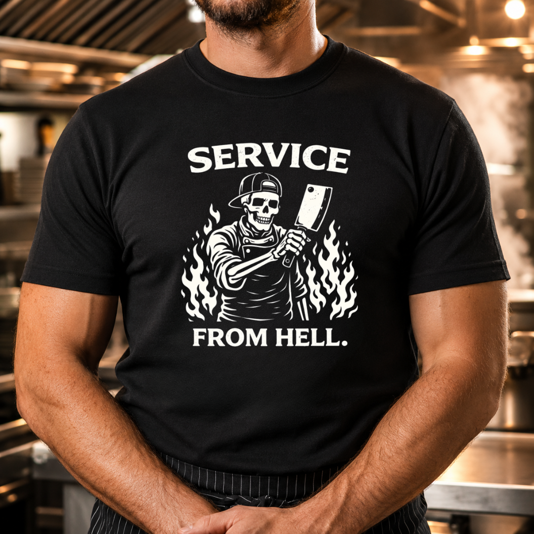 Service from Hell -  Skeleton T-shirt