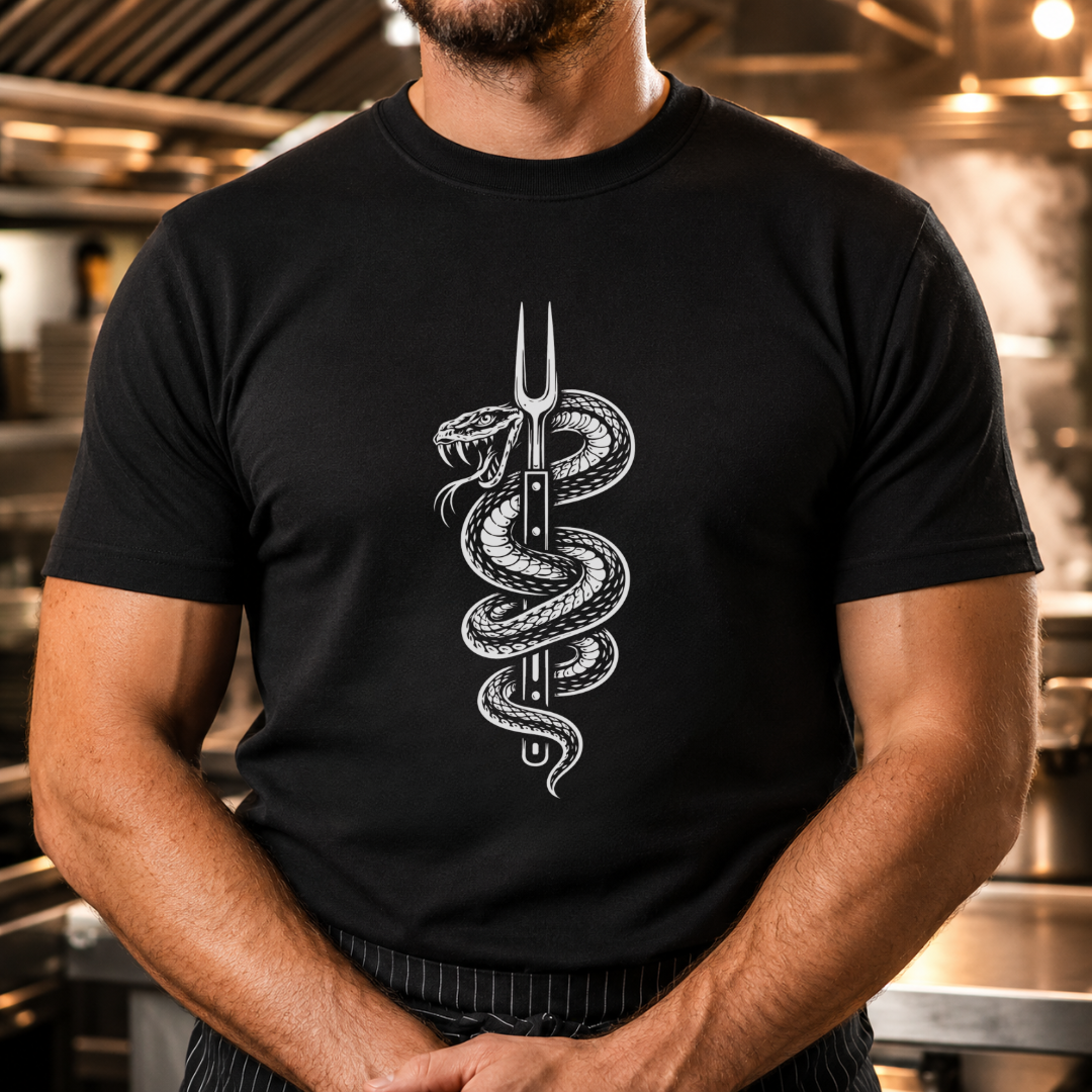 Snake & BBQ Fork T-shirt