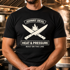 Heat & Pressure - Crossed Knives T-Shirt