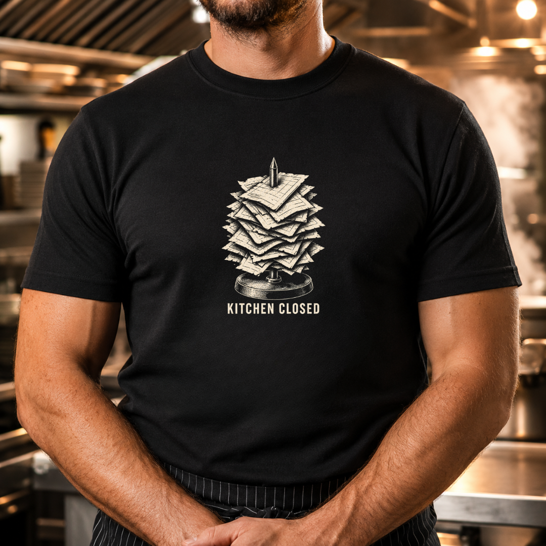 Kitchen Closed - Ticket Stack Tshirt
