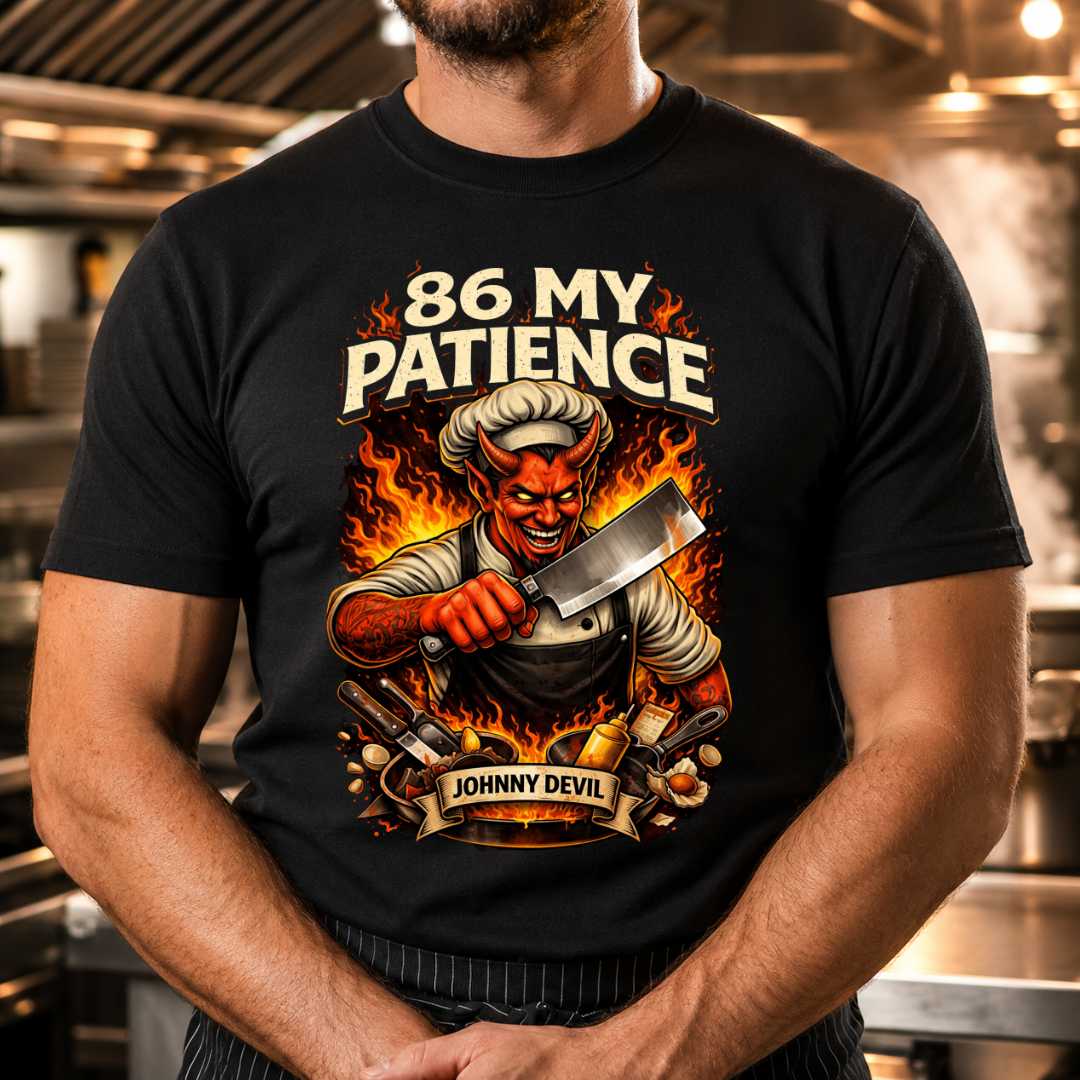 86 My Patience - Devil T-Shirt