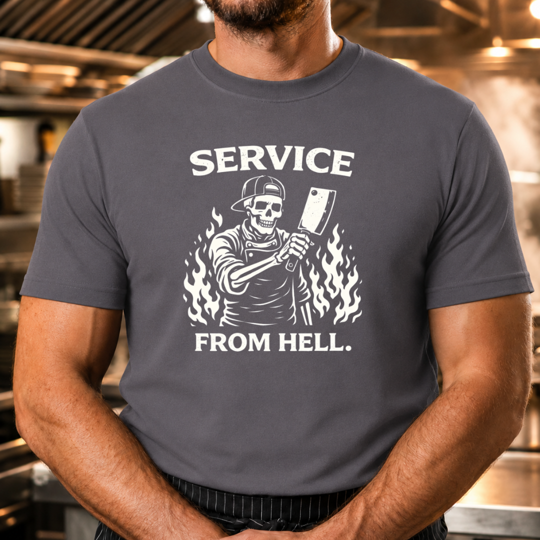Service from Hell -  Skeleton T-shirt