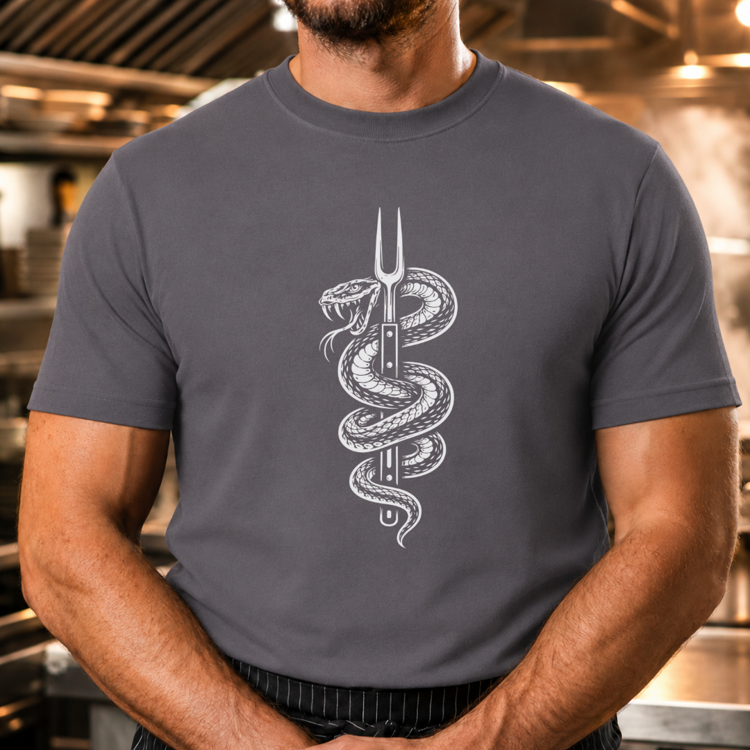 Snake & BBQ Fork T-shirt
