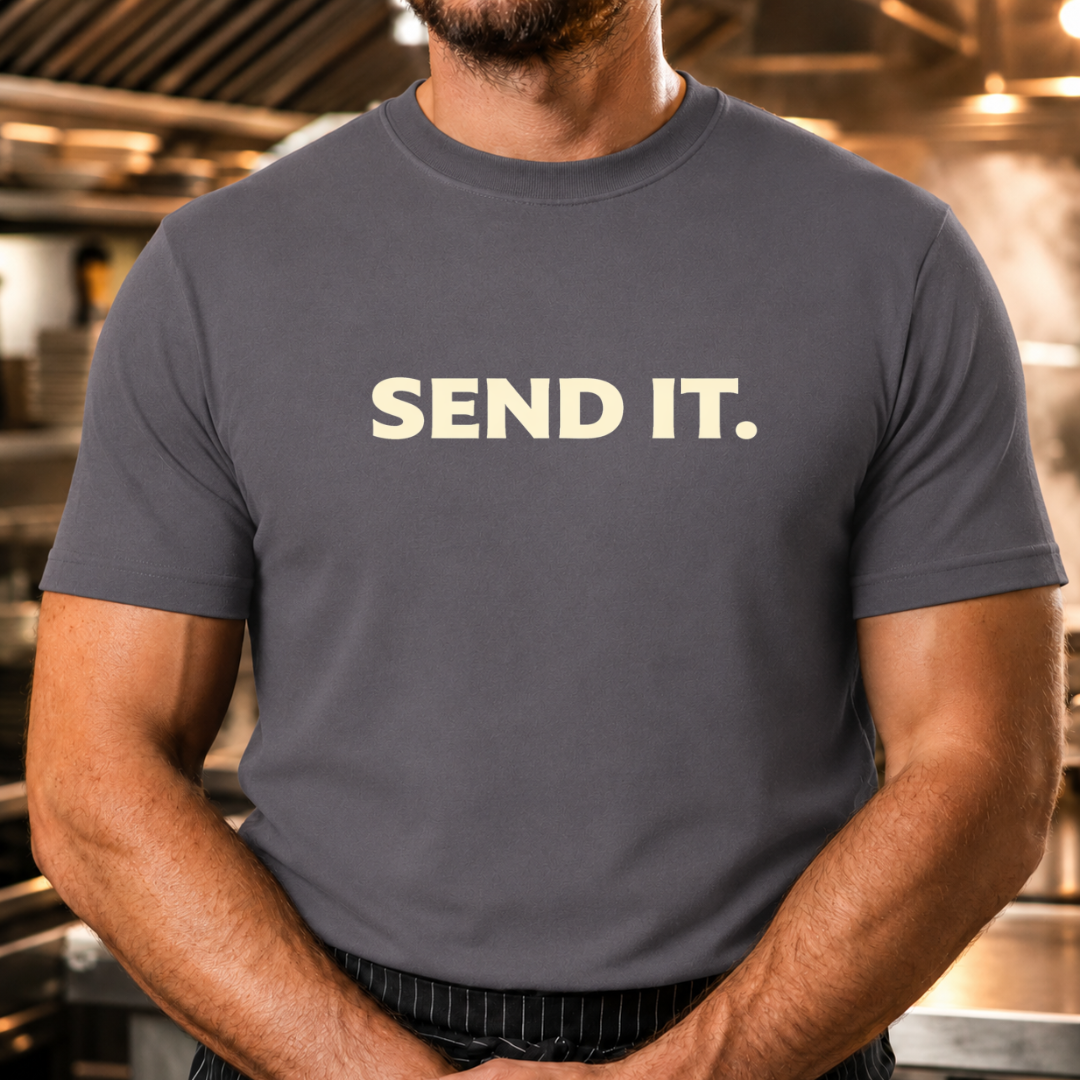 Send It. Bold Text T-shirt