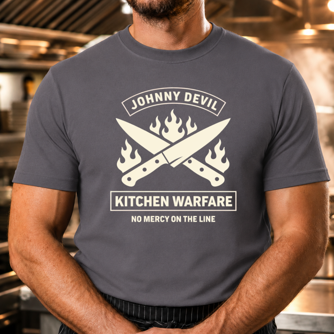 Kitchen Warfare Crossed Knives T-Shirt