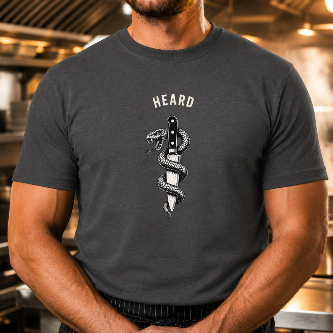 Heard - Snake & Chef Knife Tshirt