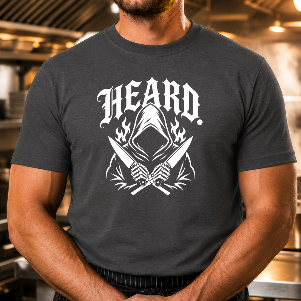 Heard. Grim Reaper Chef Knives Tshirt
