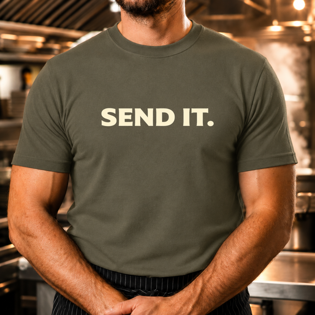 Send It. Bold Text T-shirt