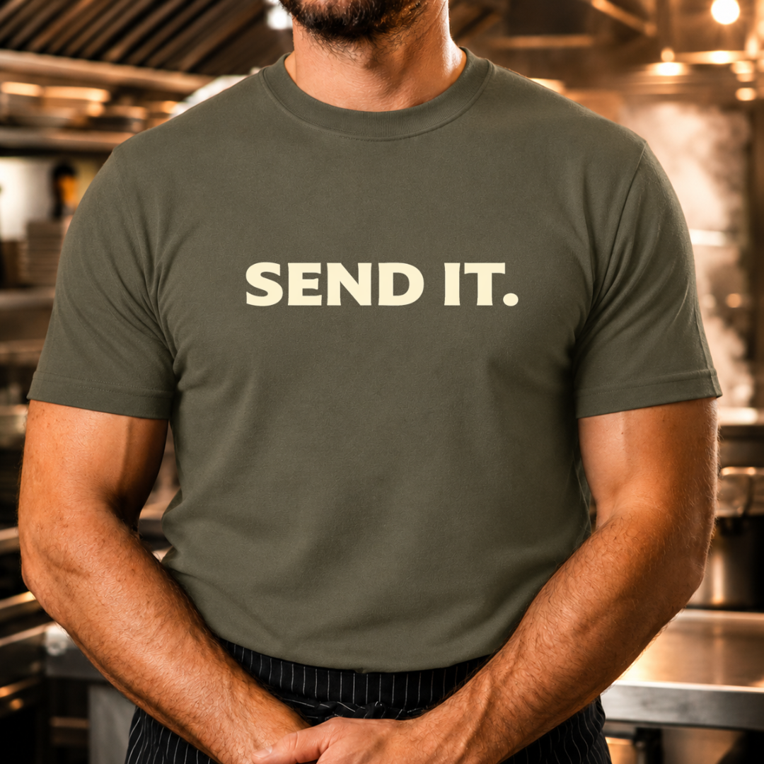 Send It. Bold Text T-shirt