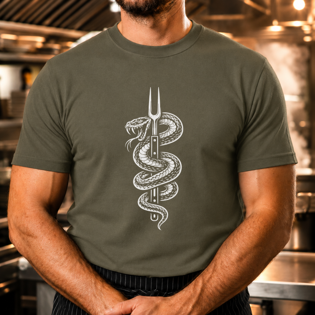 Snake & BBQ Fork T-shirt