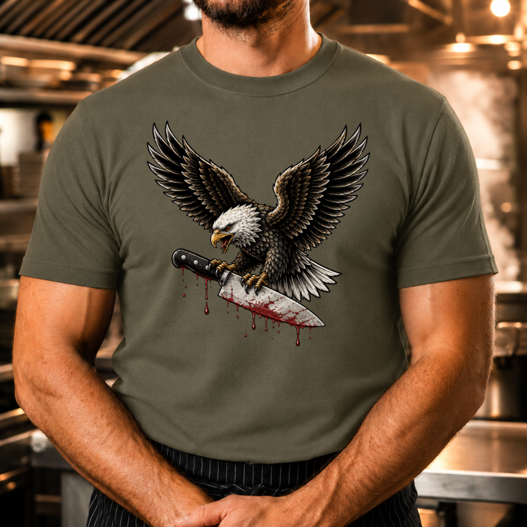 Eagle & Chef Knife Tshirt