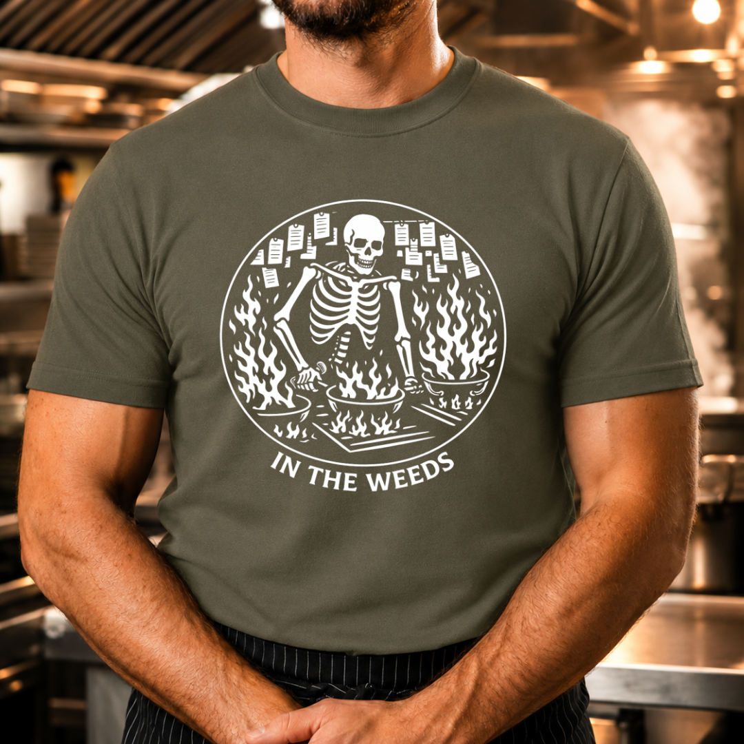 In the Weeds - Skeleton T-Shirt