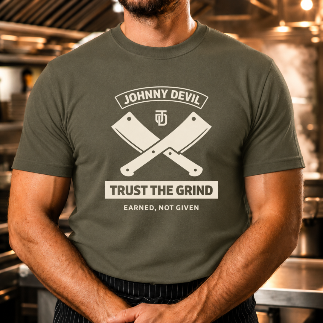Trust the Grind - Crossed Cleavers T-Shirt