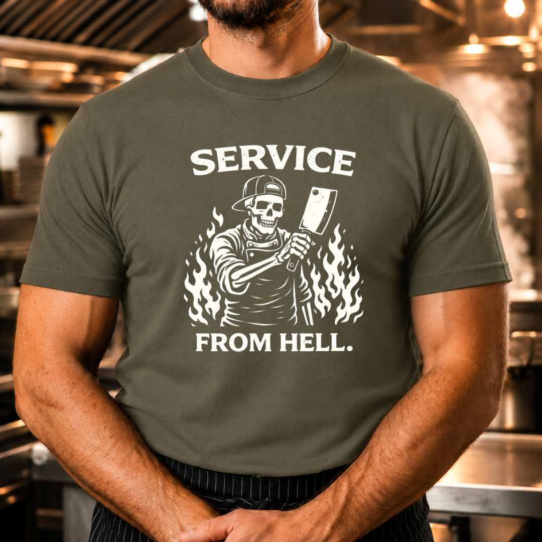Service from Hell -  Skeleton T-shirt