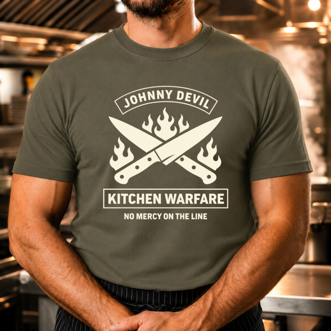 Kitchen Warfare Crossed Knives T-Shirt