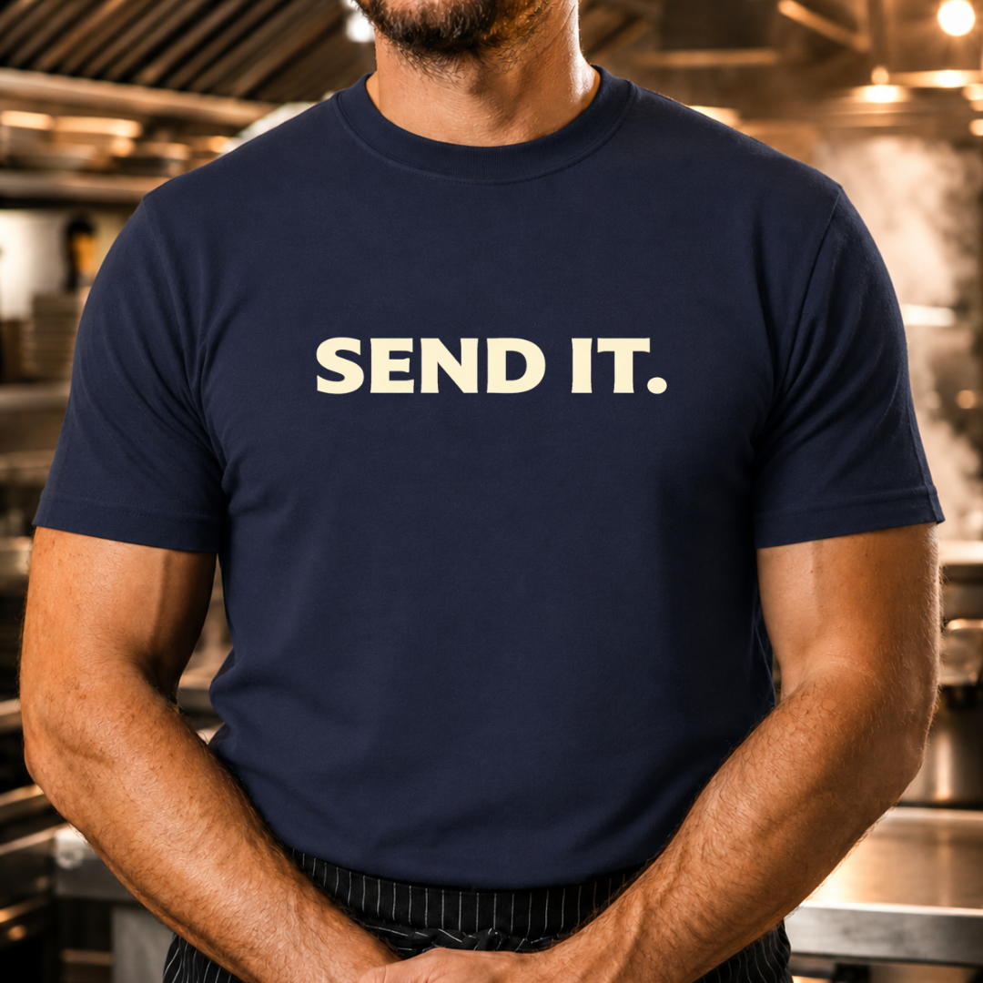 Send It. Bold Text T-shirt