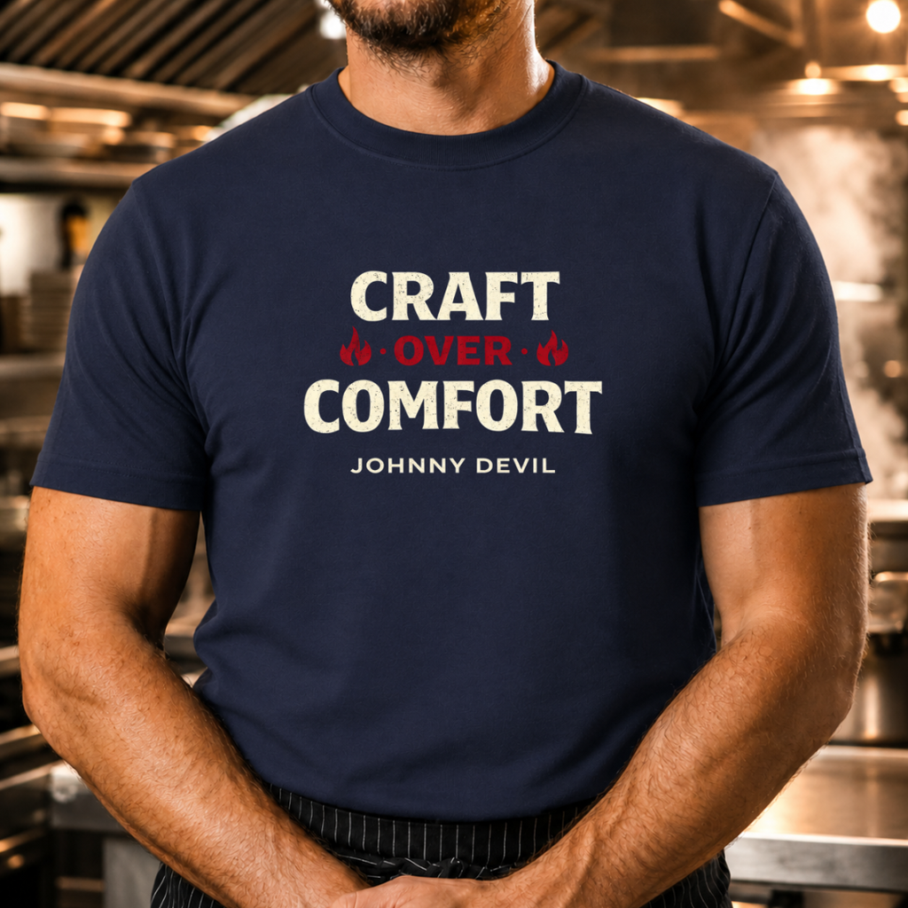 Craft Over Comfort - Bold Text T-Shirt