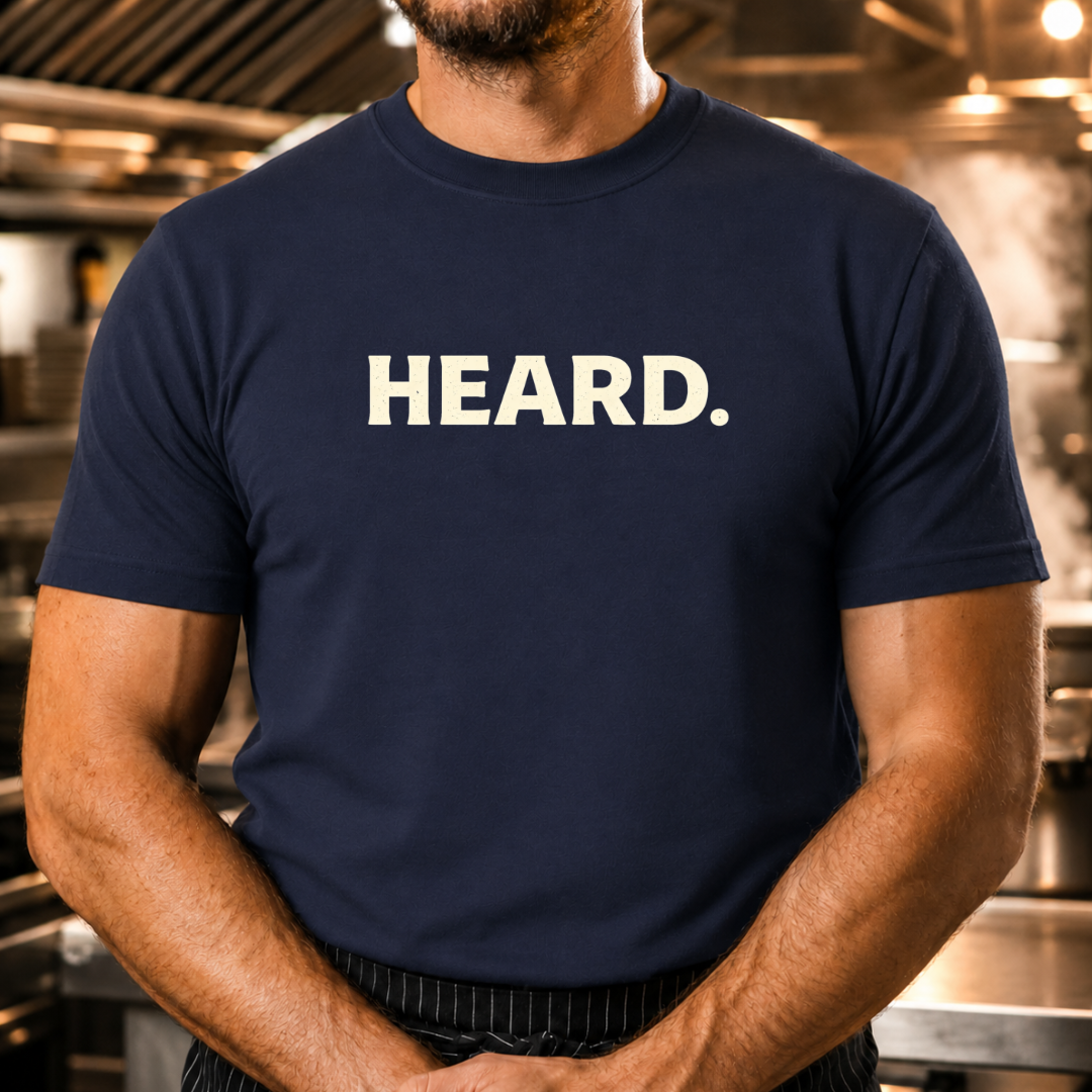 Heard - Bold Text T-Shirt