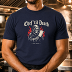Chef 'til Death Grim Reaper Cleaver Tshirt