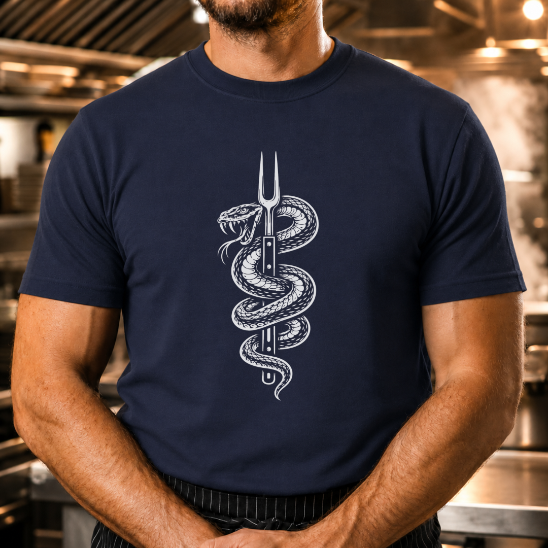 Snake & BBQ Fork T-shirt