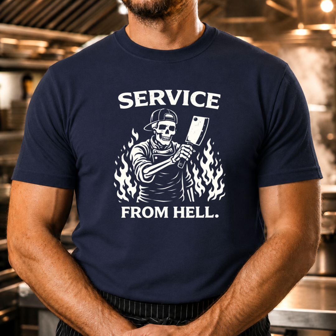 Service from Hell -  Skeleton T-shirt