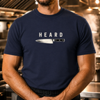 'Heard' Horizontal Chef Knife Tshirt