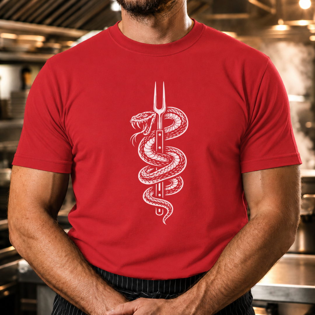 Snake & BBQ Fork T-shirt